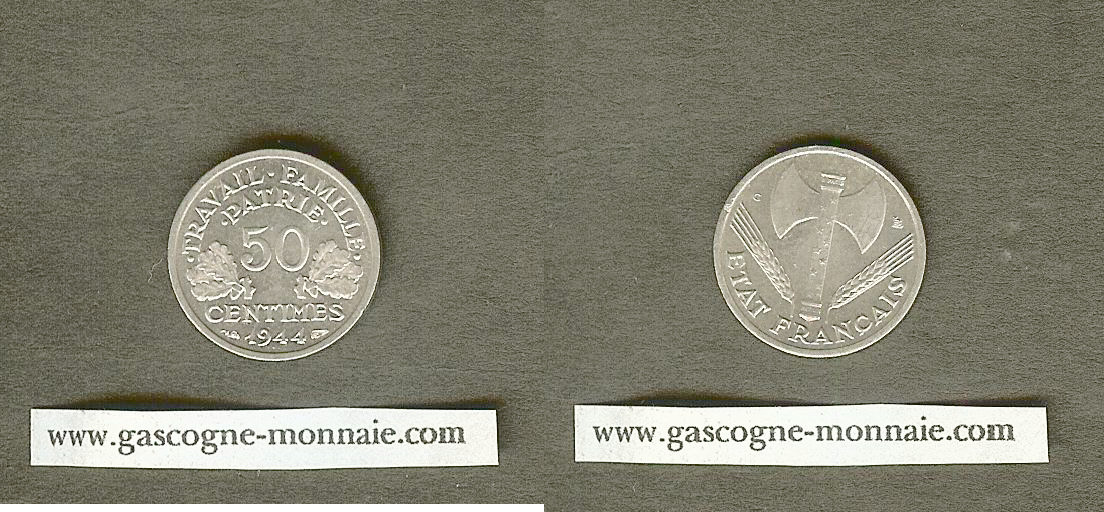 50 centimes Bazor 1944C Unc
